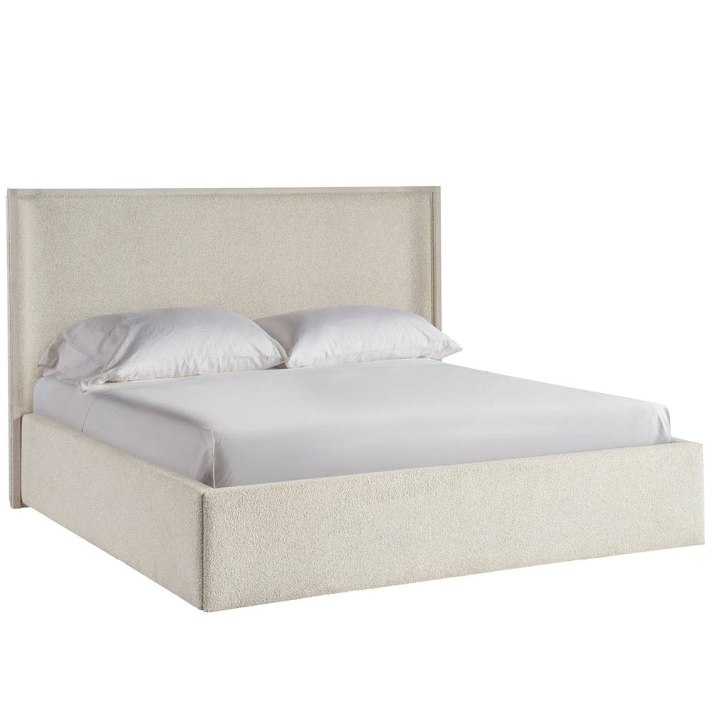 Owen Storage Bed King in White Oak Color