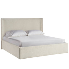 Owen Storage Bed King in White Oak Color