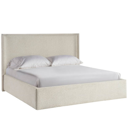 Owen Storage Bed King in White Oak Color