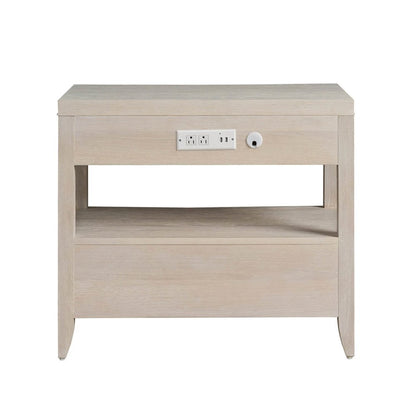 Avaline Nightstand in White Oak Color