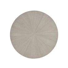 Carmen Round Dining Table in White Oak Color