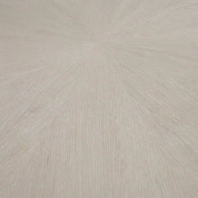 Solid Oak and Poplar Round Dining Table with Adjustable Levelers