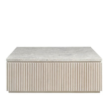Carmen Cocktail Table in White Oak Color