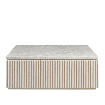 Carmen Cocktail Table in White Oak Color