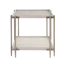 Selkie End Table in White Oak Color