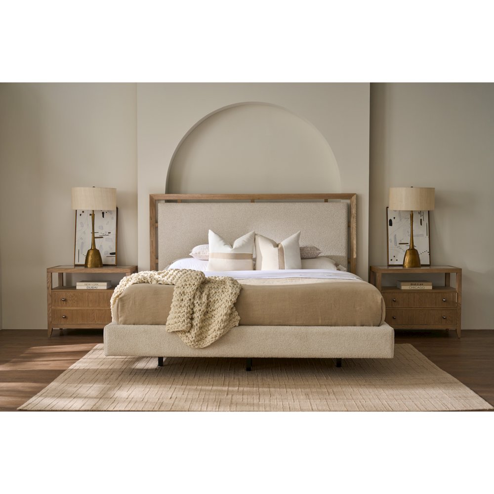Kendall Bed King in Skylark Color
