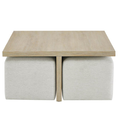 Dockside Cocktail Table W Ottomans