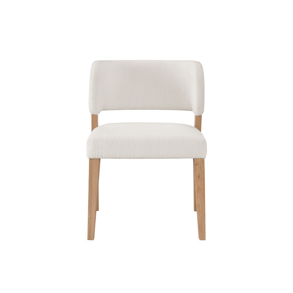 Prier Side Chair Pair In White Oak Color