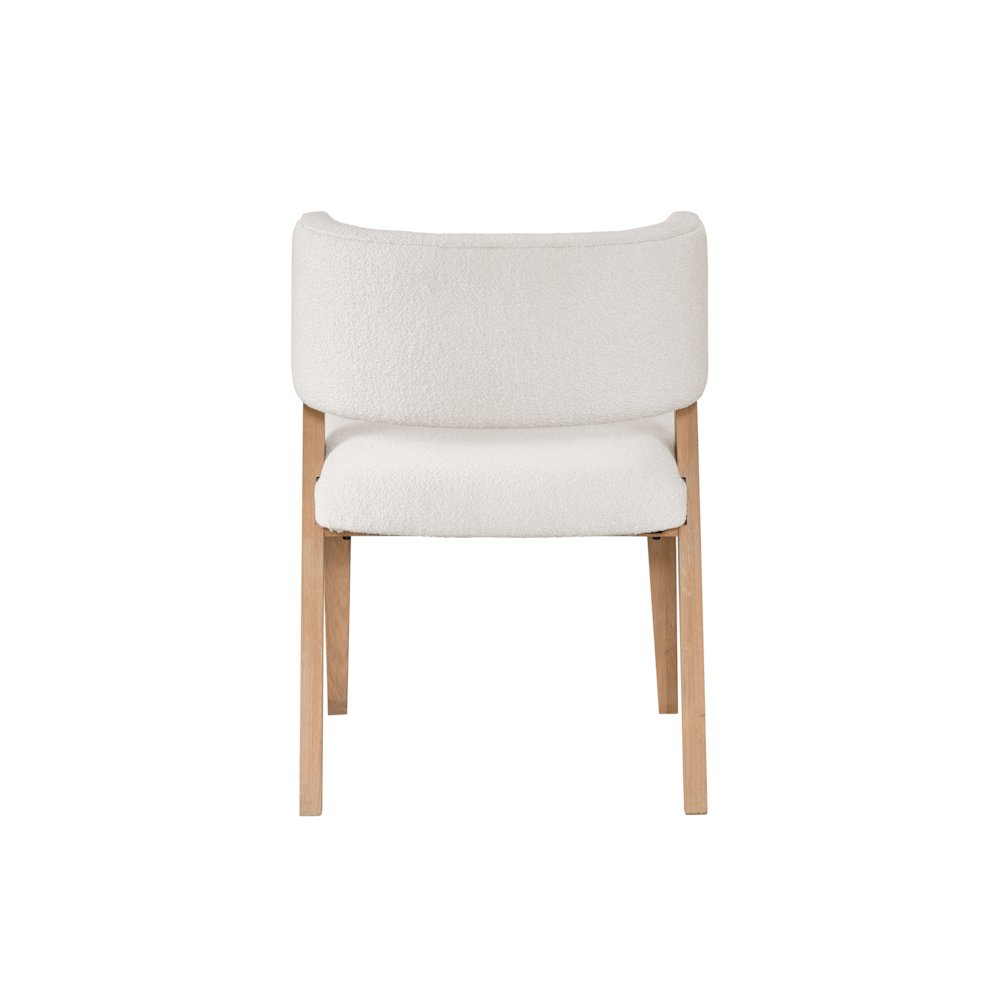 Prier Side Chair Pair In White Oak Color