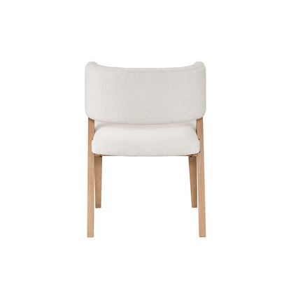 Prier Side Chair Pair In White Oak Color