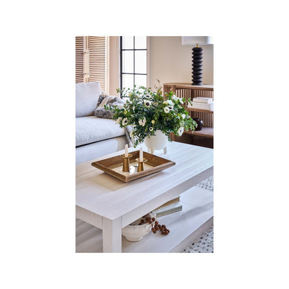 Hermosa Cocktail Table In White Sand Color