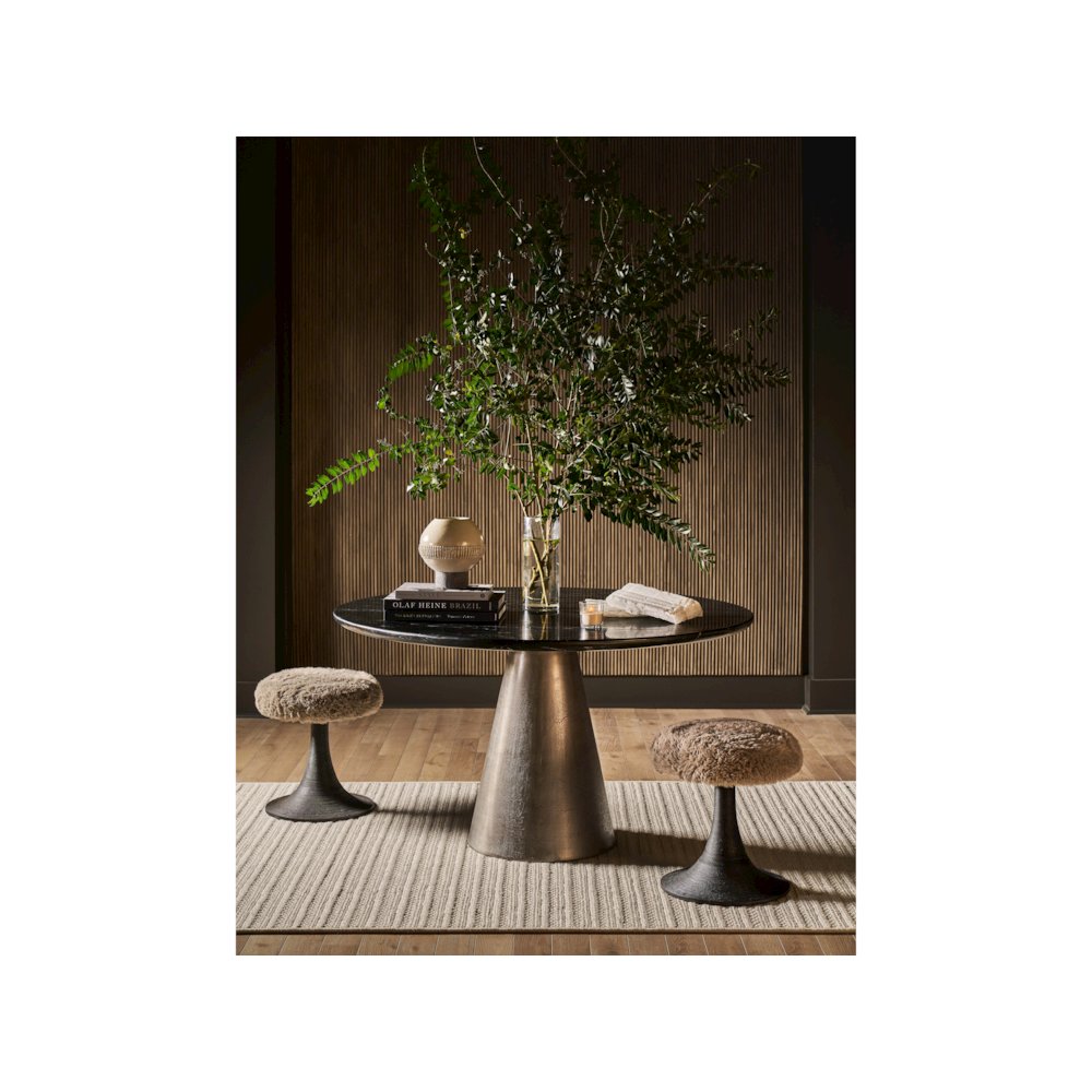 Kira Stool In Bronze Color