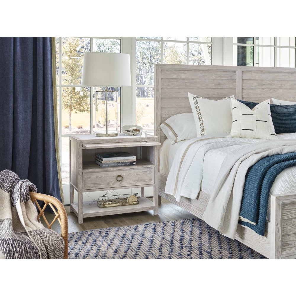 Getaway Drawer Nightstand In Sea Oat Color