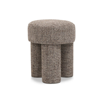Larson Brown Polyester Fabric Ottoman/Stool