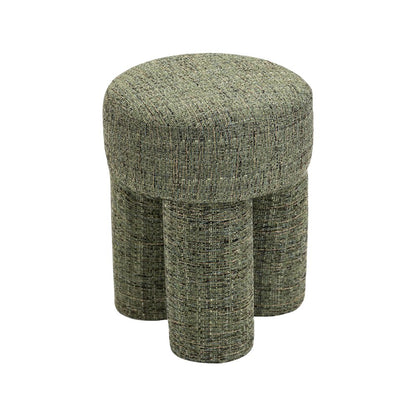 Larson Green Polyester Fabric Ottoman/Stool