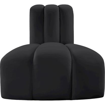 Arc Black Vegan Leather Reverse Corner