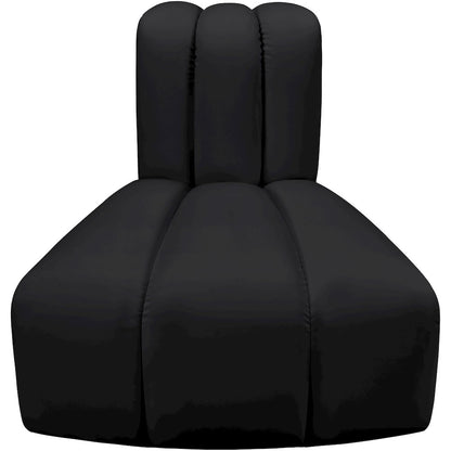 Arc Black Vegan Leather Reverse Corner