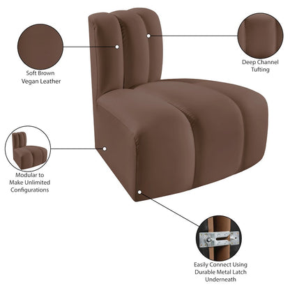 Arc Brown Vegan Leather Reverse Corner