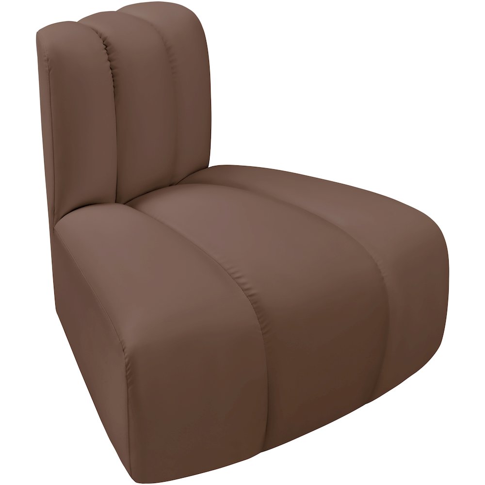Arc Brown Vegan Leather Reverse Corner