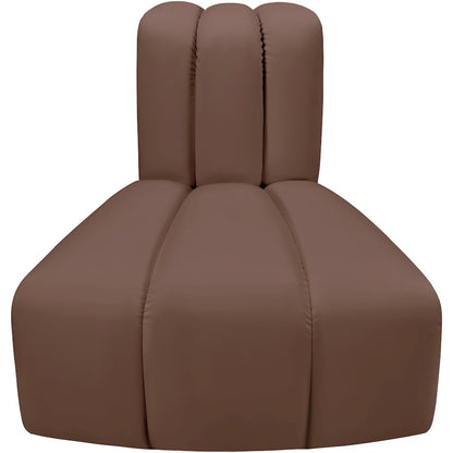 Arc Brown Vegan Leather Reverse Corner