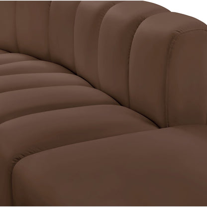 Arc Brown Vegan Leather Reverse Corner