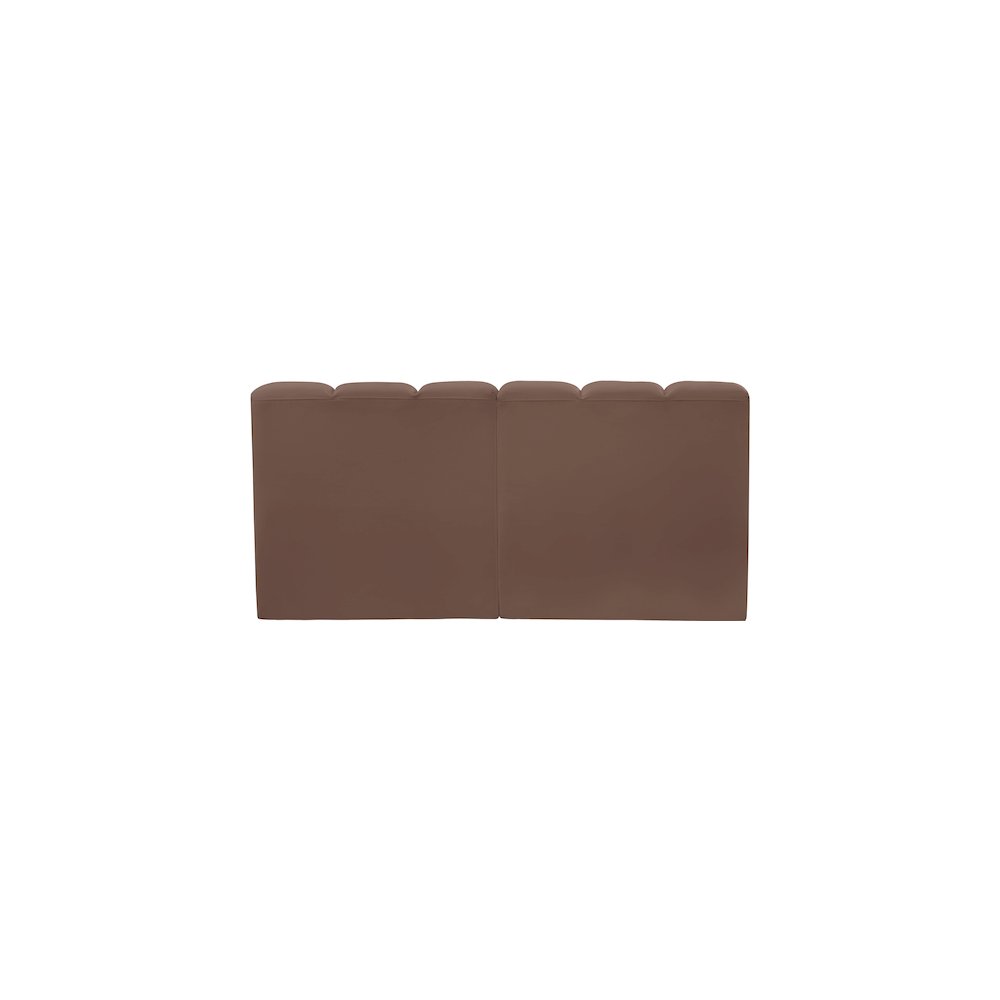 Arc Brown Vegan Leather Modular Sofa