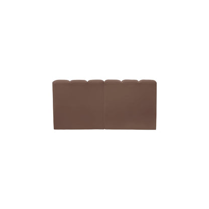 Arc Brown Vegan Leather Modular Sofa
