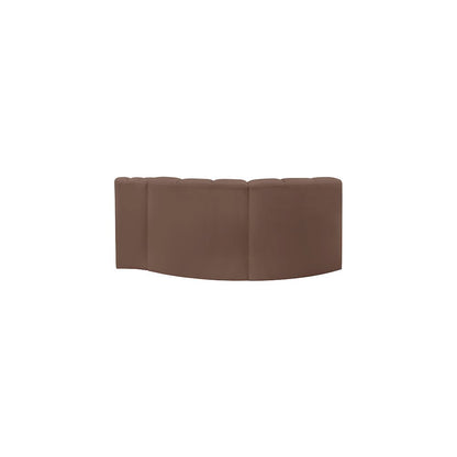 Arc Brown Vegan Leather Modular Sofa