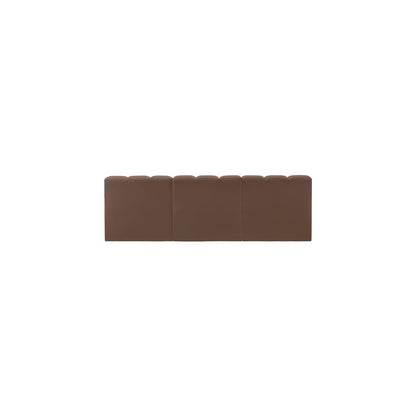 Arc Brown Vegan Leather Modular Sofa