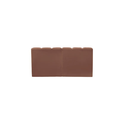 Arc Cognac Vegan Leather Modular Sofa