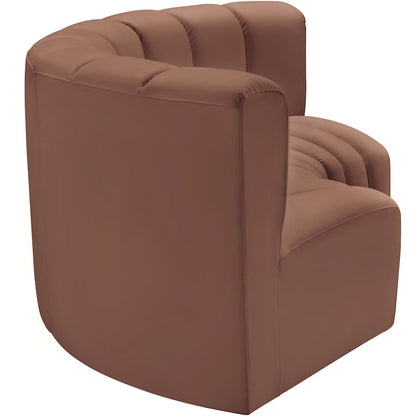 Arc Cognac Vegan Leather Modular Sofa