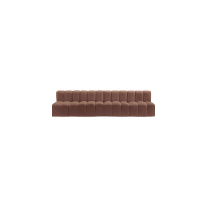 Arc Cognac Vegan Leather Modular Sofa