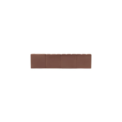 Arc Cognac Vegan Leather Modular Sofa