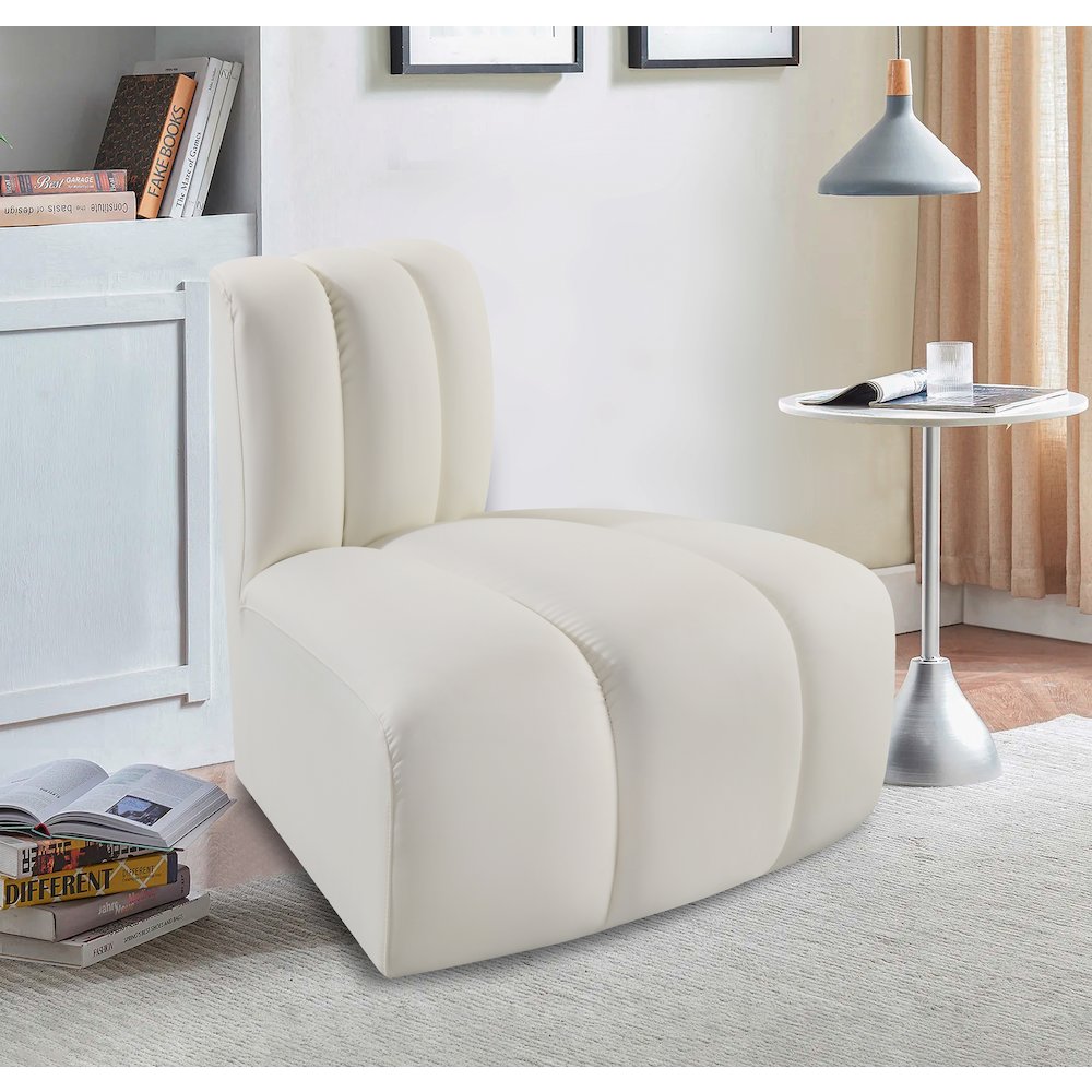 Arc Cream Vegan Leather Reverse Corner