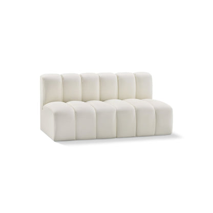 Arc Cream Vegan Leather Modular Sofa