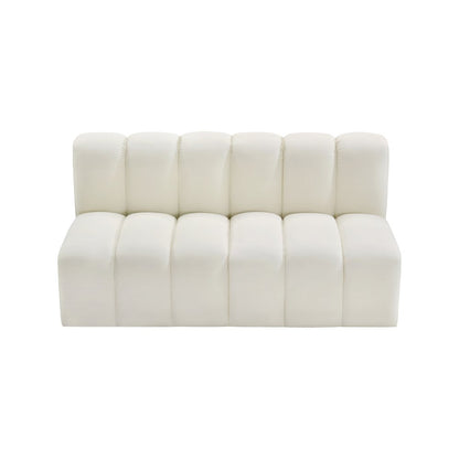 Arc Cream Vegan Leather Modular Sofa