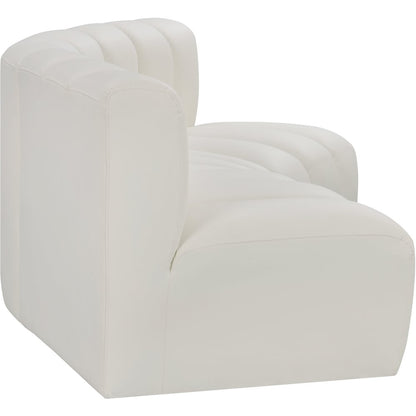 Arc Cream Vegan Leather Modular Sofa