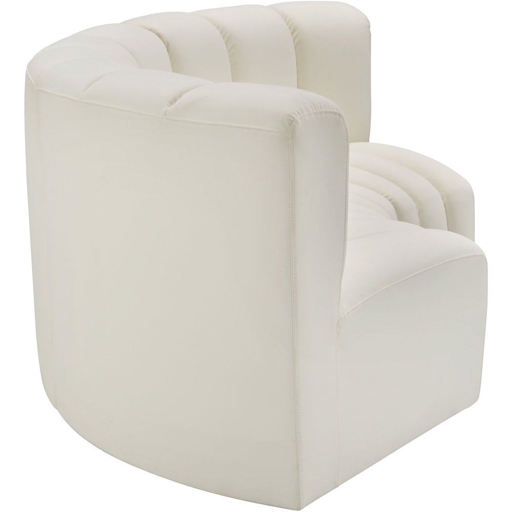 Arc Cream Vegan Leather Modular Sofa
