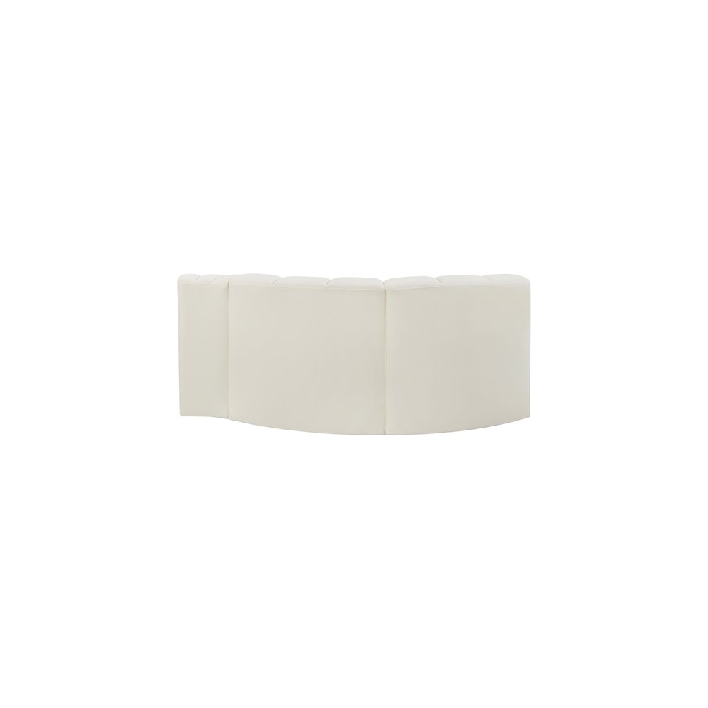 Arc Cream Vegan Leather Modular Sofa