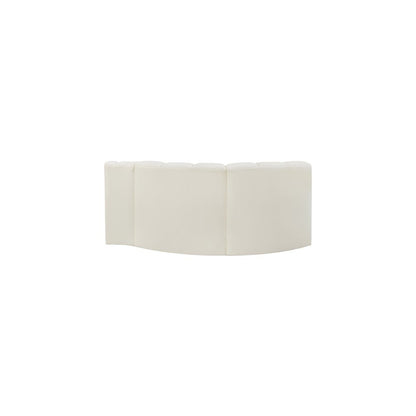 Arc Cream Vegan Leather Modular Sofa