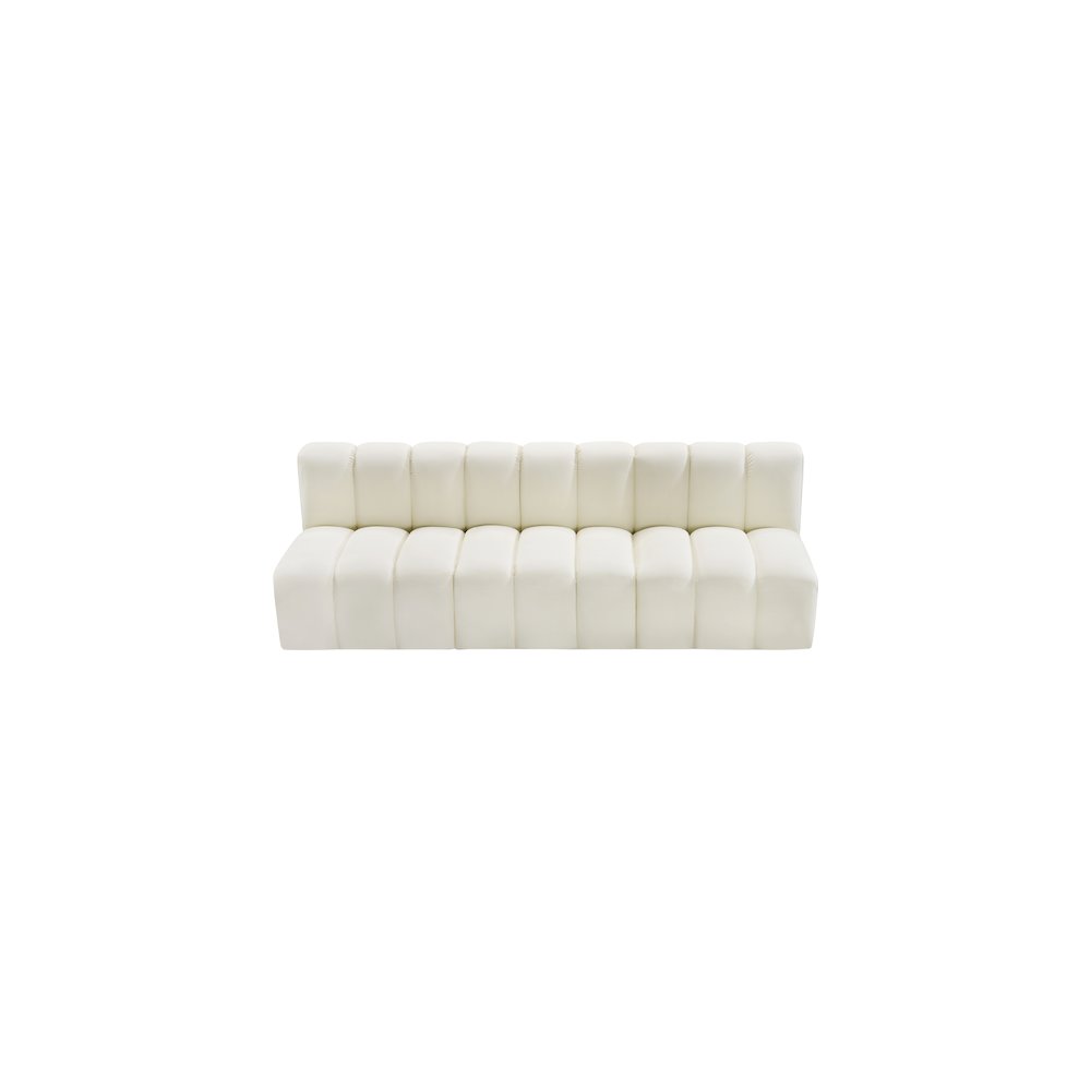 Arc Cream Vegan Leather Modular Sofa