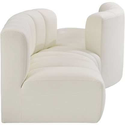 Arc Cream Vegan Leather Modular Sofa