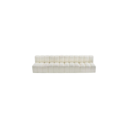 Arc Cream Vegan Leather Modular Sofa