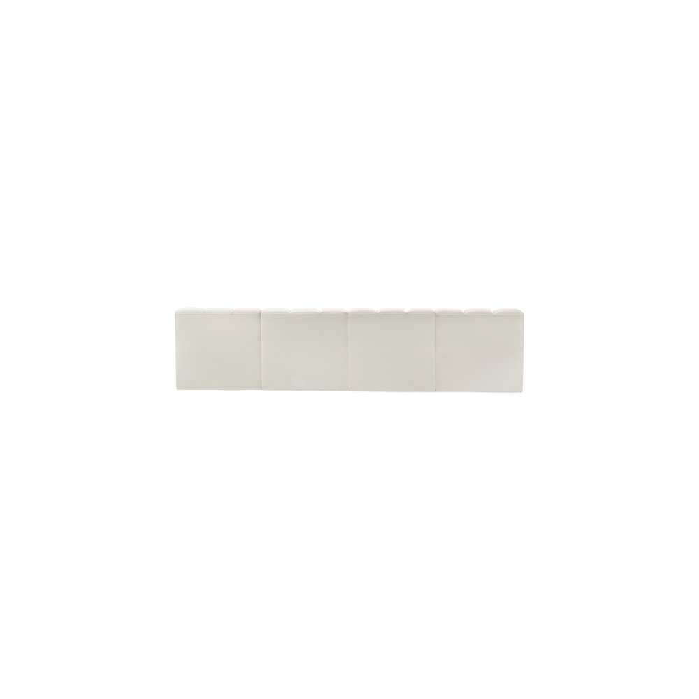 Arc Cream Vegan Leather Modular Sofa