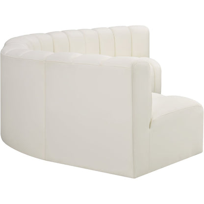 Arc Cream Vegan Leather Modular Sofa
