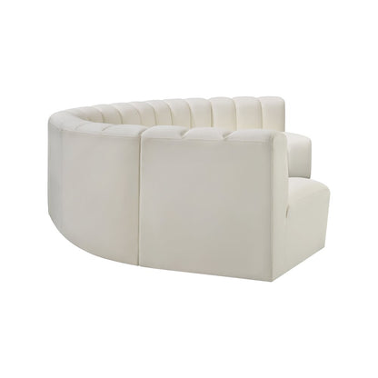 Arc Cream Vegan Leather Modular Sofa