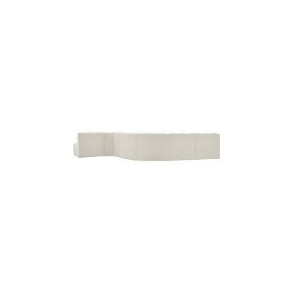 Arc Cream Vegan Leather Modular Sofa