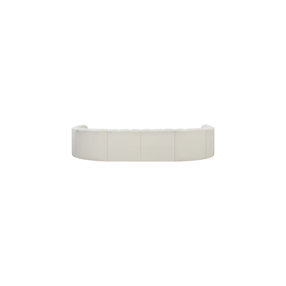 Arc Cream Vegan Leather Modular Sofa