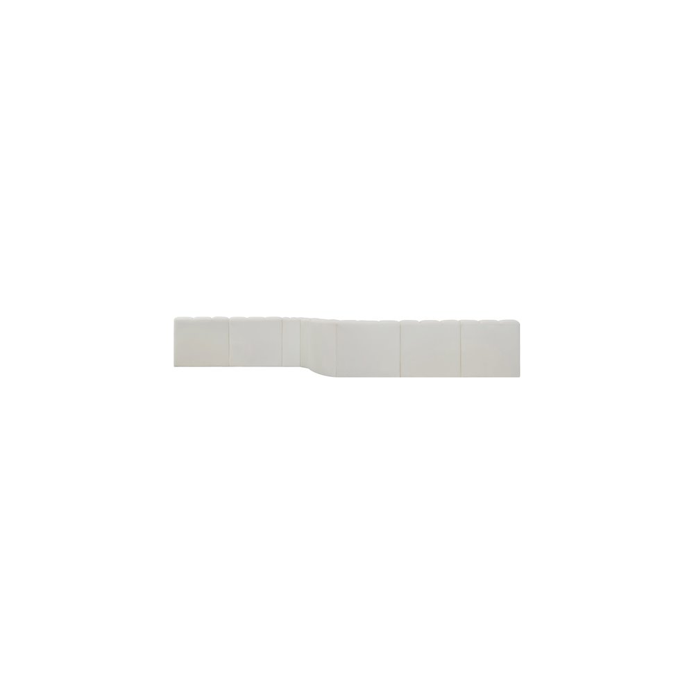 Arc Cream Vegan Leather Modular Sofa