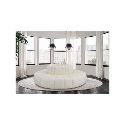 Arc Cream Vegan Leather Modular Sofa